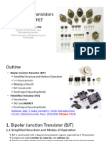 Lecture 2 Transistors BJT and FET - Updated 2 (Corrected)