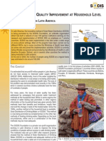 Bolivia SODIS Network in Latin America: Water Quality Improvement at Household Level