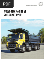 Volvo FMX 460 8X4 20 3 Cu M Tipper BS VI Data Sheet