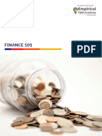 FINANCE 101 Brochure