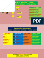 Desinencia en Singular Y Plural Modo Indicativo Pasado Pasaq Pacha