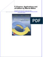 (Ebook PDF) Finance: Applications and Theory 3rd Edition by Marcia Millon Download