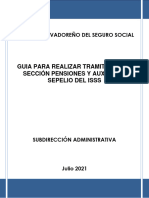 Guia para Realizar Tramites Sección Pensiones y Auxilio de Sepelio - Julio2021