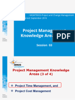 Session 03 - Project Management Knowledge Areas (3 - 4)