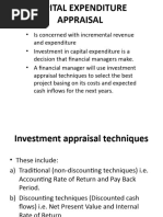 Capital Investment