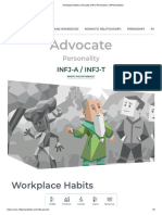 Putra's Personalities Workplace Habits - Advocate (INFJ) Personality - 16personalities