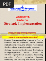 Strategic Management Chapter 5