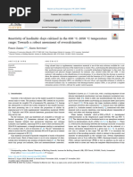 Reactivity of Kaolinitic Clays Calcined in The Temperature 650 A 1050