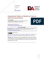 Experimental Studies On Reinforced Concrete and Ferrocement Beams