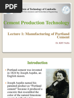 Cement Production Technology 1