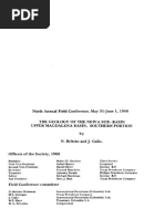 Beltrán Gallo 1968 The Geology of Tiie Neiv A Sub Basin Upper Magdalena Basin Southern Portion