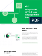 Using Chatgpt, Gpt-4, & Large Language Models in The Enterprise