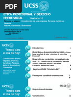 SEM 10 Constitucion de Una Empresa. Persona Juridica o Natural Contratos y Convenios