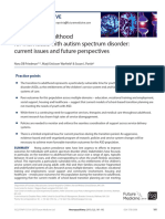 Transition To Adulthood For Individuals With Autism Spectrum Disorder