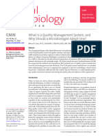 What Is A Quality Management System, and Why Should A Microbiologist Adopt One