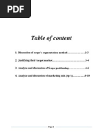 MKT202 Case Report On Scope