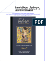 Get Fashion Through History: Costumes, Symbols, Communication, Volume II 1st Edition Giovanna Motta PDF Full Chapter