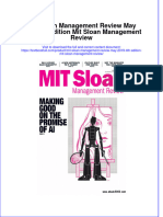 MIT Sloan Management Review May 2019 4th Edition Mit Sloan Management Review PDF Full Chapter