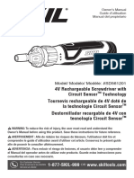 Sd561201 Skil 4v-Rechargeable-Screwdriver 22-0311 Manual