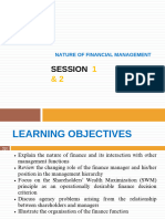 Session: Nature of Financial Management