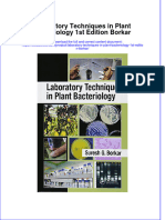 PDF Laboratory Techniques in Plant Bacteriology 1st Edition Borkar All Chapter