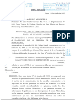 Carta Notarial Acoso