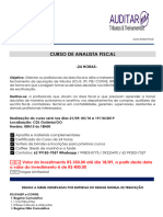 Programação Curso de Analista Fiscal PDF