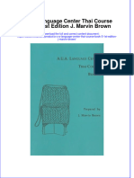 Dơnload A U A Language Center Thai Course Book 3 1st Edition J. Marvin Brown Full Chapter