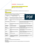 Psicometria - Revisão NP1