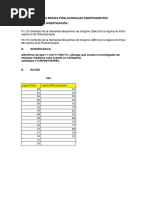 Dos Poblaciones Independientes para y No Paramétrica