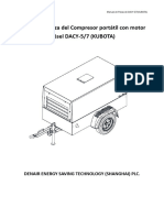 DENAIR Manual de Lista de Partes de DACY-5-7 (KUBOTA)