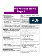 Protection Revision Notes:, T T T E E T + + × +