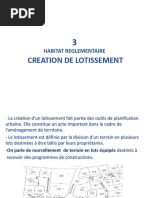 3 Creation de Lotissements