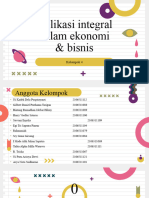 Aplikasi integral-PPT KELOMPOK 4 MATEMATIKA EKONOMI