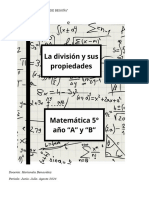 Planificación División 5° Año