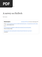 2018 A Survey On FinTech