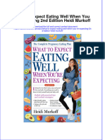 Dơnload What To Expect Eating Well When You Re Expecting 2nd Edition Heidi Murkoff Full Chapter