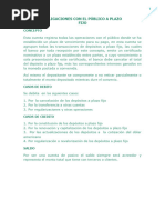 Obligaciones Con El Público A Plazo Fijo