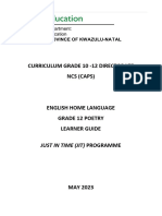 Jit 2023 Learner Guide Poetry Grade 12