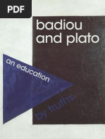 Badiou and Plato