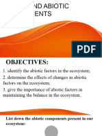 Biotic and Abiotic Components 2