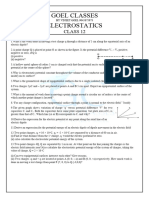 Assignment Electrostatics