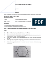 Select TD Topics and Assignment