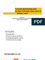 PSR Manajemen Nutrisi Stunting Pada Anak Di RS