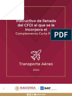 Instructivo ComplementoCartaPorte Aereo 31