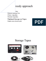 Optimal Storage On Tapes