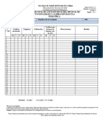 FO-08-15-71 Bitácora Mensual de Funcionalidad y Calibración Báscula Pediatrica