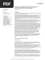 Third Party Funding in Ia A Wolf in Sheeps Clothing Asa Vol 35 Issue 4