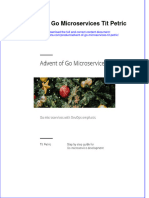 Dơnload Advent of Go Microservices Tit Petric Full Chapter
