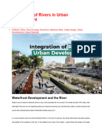 Integration of Rivers in Urban Development: Waterfront Development and The River